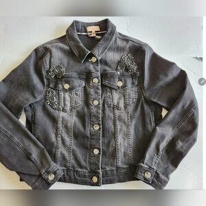 Ted Baker Black Jean Jacket Classic Style